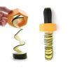 Creative Screw Cucumber Slicer Plastic Peeler Multi-Purpose Vegetable Fruit Salad Cutter - As the picture 1