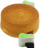 2 PCS Adjustable 5 Layers Cake Leveler Slicer DIY Cake Bread Leveler Slicer Baking Gadget Tools - Green