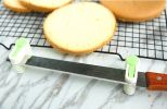 2 PCS Adjustable 5 Layers Cake Leveler Slicer DIY Cake Bread Leveler Slicer Baking Gadget Tools - Green