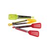 Spatula Tong Kitchen Tongs Stainless Steel Cooking Silicone Buffet Serving Tongs Heat Resistant with Locking Handle Joint - yellow
