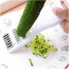 Household Kitchen Multifunctional Chopper Potato Slicer Radish Slicer Cucumber Slicer - White - one size