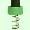 Creative Screw Cucumber Slicer Plastic Peeler Multi-Purpose Vegetable Fruit Salad Cutter - As the picture 1