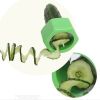 Creative Screw Cucumber Slicer Plastic Peeler Multi-Purpose Vegetable Fruit Salad Cutter - As the picture 1