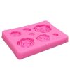Rose Flowers Silicone Mold Cake Chocolate Molds Wedding Cakes Decorating Tools Fondant Sugarcraft - gray