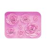 Rose Flowers Silicone Mold Cake Chocolate Molds Wedding Cakes Decorating Tools Fondant Sugarcraft - gray
