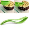 Popular Cake Pie Slicer Sheet Guide Cutter Bread Slice Knife Kitchen Gadget - Green - Twist