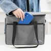 Lunch Bag for Women Work, Insulated Lunch Box Extra Large Lunch Tote Bag - Navy - L