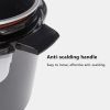 1000W Push-button stainless steel electric pressure cooker 13 in 1 cooking mode, Stainless steel color - Stainless steel