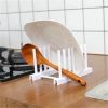 Kitchen Gadgets Multi-function Kitchen Dish Pot Lid Drain Rack Storage Rack - White