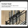 Three layer seasoning rack kitchen seasoning bottle storage rack household multifunctional installation free folding seasoning rack - default
