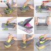 14 in1 Vegetable Chopper Cutter Chopper Multifunctional Veggie Chopper with Container, Onion Chopper, Chopper Vegetable Cutter with 8 Blades - Grey -