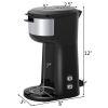 Portable Coffee Maker for Ground Coffee and Coffee Capsule - as show
