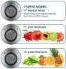KOIOS Centrifugal Juicer Machines, Juice Extractor with Big Mouth 3' Feed Chute - Black