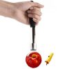 1pcs Fruit Core Seed Remover Stainless Easy Steel Twist Apple Corer Seeder Kitchen Gadgets Tools - Silver