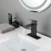 Single lever waterfall bathroom sink faucet - Default