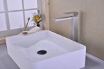 Single handle sink brushed nickel basin bathroom faucet - Default
