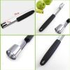 1pcs Fruit Core Seed Remover Stainless Easy Steel Twist Apple Corer Seeder Kitchen Gadgets Tools - Silver