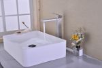 Single handle sink brushed nickel basin bathroom faucet - Default