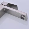 Single handle sink brushed nickel basin bathroom faucet - Default
