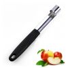 1pcs Fruit Core Seed Remover Stainless Easy Steel Twist Apple Corer Seeder Kitchen Gadgets Tools - Silver