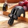Vacuum Sealers Silicone Wine Bottle Stopper Beer Beverage Caps Leak Free Bar Accessories Home Bar Kitchen Tools - Black