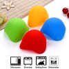 Silicone Egg Poacher Poaching Pods Cooker Boiler Egg Mold Bowl Rings Pancake Maker Tools - Blue - 1pc