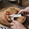 Steak Knife, Cookit 8Pcs Steak Knife Set Stainless Steel Serrated Steak Knife Dinner Knife for Home - steak knife