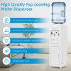 5 Gallons Hot and Cold Water Cooler Dispenser with Child Safety Lock - as show