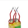 Canning Jar Lifter with Rubber Grips, Long Handle Canning Wide-Mouth Gripper Clamp Canned Clip for Kitchen Restaurant - Red