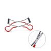 Canning Jar Lifter with Rubber Grips, Long Handle Canning Wide-Mouth Gripper Clamp Canned Clip for Kitchen Restaurant - Red