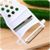 Household Kitchen Multifunctional Chopper Potato Slicer Radish Slicer Cucumber Slicer - White - one size