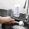 Kitchen Sink Countertop Organizer Multifunctional Cleaning Utensils-Dish Soap Dispenser Sponge Holder For Sink - ABS