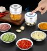 Quick Chop Powered Herbs,Veggie Chopper And Salsa Maker - WHITE