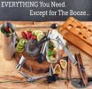 Bar Tools Cocktail Making 10-in-1 Cocktail Shaker Set Kit - Stainless Steel - Stainless Steel