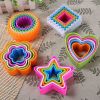 5Pcs Fondant Cake Cookie Sugarcraft Cutters Decorating Molds Tool Set Kitchen Supplies - 11 Cup Stars