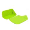 Foldable Chopping Board Rinse & Strainer Veggies & Fruit Cutting Board BPA-Free Plastic Multifunctional Cutting Board Mat - green