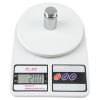 SF-400 10KG / 1g Kitchen Mail LCD Digital Scale White - White