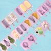 Silicone Ice Cream Mold Popsicle Molds DIY Homemade Cartoon Ice Cream Popsicle Ice Pop Maker Mould - Style 1