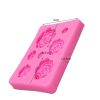 Rose Flowers Silicone Mold Cake Chocolate Molds Wedding Cakes Decorating Tools Fondant Sugarcraft - gray