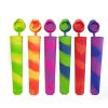 Popsicle Molds with Lids Freezer Tubes DIY Household lid Mixed Cream Color with Conjoined ice Kitchen Dining & Bar - red+orange