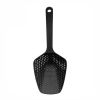 Nylon Strainer Large Scoop Colander Shovel Soup Spoon - Black