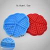 DIY Cake Silicone Mini Round Waffles Pan Cake Baking Mould Mold Waffle Tray - As the picture 1