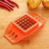 Stainless Steel Vegetable Potato Slicer Shredder Potato Slicer French Fries Tool Kitchen Accessories - Random Color