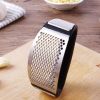 Multi-function Manual Stainless Steel Garlic Presses Grinder Slicer Cutter - Black - one size