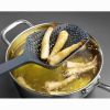 Nylon Strainer Large Scoop Colander Shovel Soup Spoon - Black