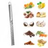 Stainless Lemon Cheese Vegetable Zester Grater Peeler Slicer Kitchen Tool Gadgets Fruit Chopper - Silver