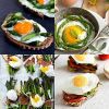 Silicone Egg Poacher Poaching Pods Cooker Boiler Egg Mold Bowl Rings Pancake Maker Tools - Blue - 1pc