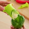 2pcs Creative Pepper Cutter Corer Slicer Tomato Fruit & Vegetable Kitchen Tools - 1