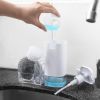 Kitchen Sink Countertop Organizer Multifunctional Cleaning Utensils-Dish Soap Dispenser Sponge Holder For Sink - ABS