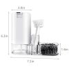 Kitchen Sink Countertop Organizer Multifunctional Cleaning Utensils-Dish Soap Dispenser Sponge Holder For Sink - ABS